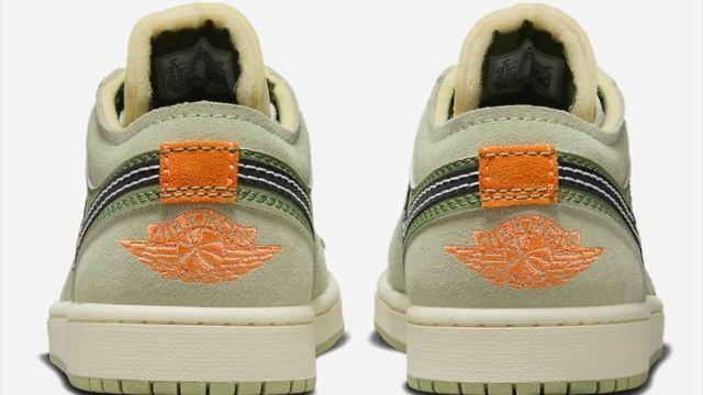 Air Jordan 1 Low Craft SE “Light Olive” смотреть онлайн