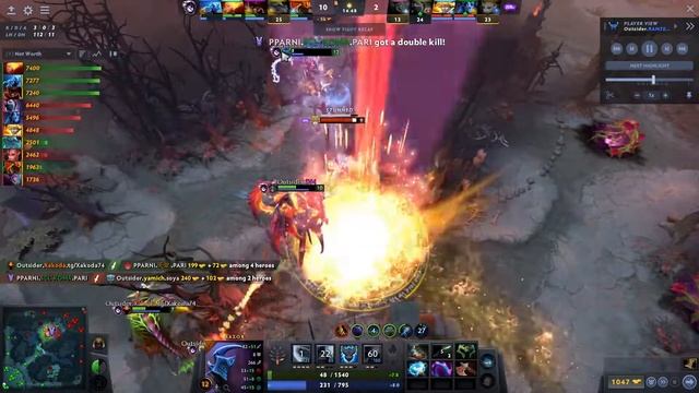 Ramzes666 mid game Razor | Minute 10 to 20 смотреть онлайн