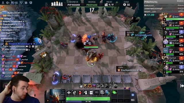 DOOM + SVEN DROP into FULL DEMONS! ► Dota 2 Auto Chess смотреть онлайн
