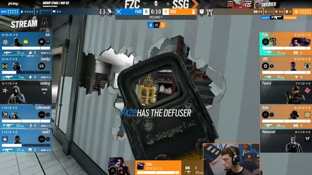 FaZe Clan vs Spacestation | Group B | Six Invitational 2024 смотреть онлайн