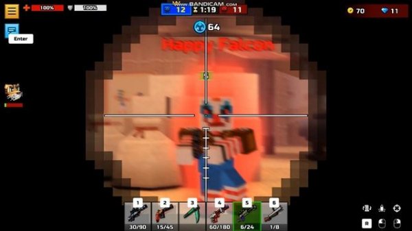 Играю в Pixel Gun 3D 2 часть