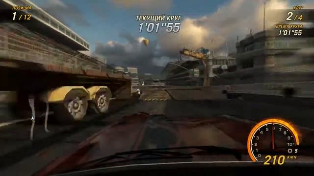 FlatOut Ultimate Carnage - SpeedEvil - Riverbay Circuit 1 смотреть онлайн