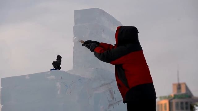 Ледовый городок в Екатеринбурге. смотреть онлайн