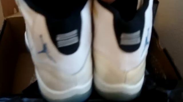 1996 Air Jordan XI Original Columbia 11 OG смотреть онлайн