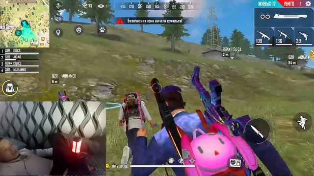 РЕЙТИНГ ОТРЯДҚА ҚАРСЫ КОМПЬЮТЕРМЕН ЖАТЫП ОЙНАП, ТОП 1 МУМКИН БЕ ? [FREE FIRE] смотреть онлайн