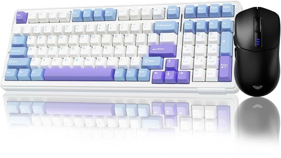 Механическая клавиатура AULA F99 Bluetooth смотреть онлайн