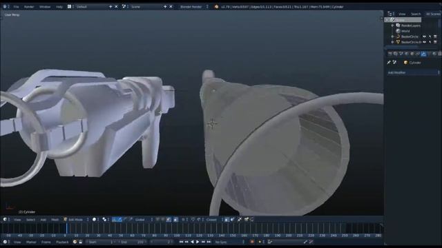 Concept Art: Futuristic Grenade Launcher (Speed Model) смотреть онлайн