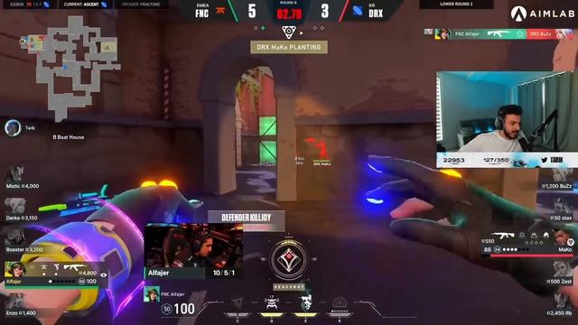 Tarik REACTS to FNC Boaster UNGODLY flick VS DRX #valorant #vct #tarik #boaster смотреть онлайн
