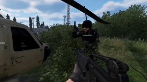 Arma Reforger - Funny Trolling Flying And Crashing the Helicopter!