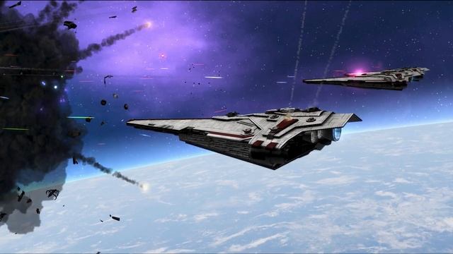 ISD2 vs Nebula - 3v3 - Star Wars: Empire At War Remake NPC Battle смотреть онлайн