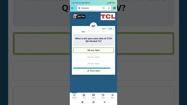 Amazon TCL Mini Led Google Tv Quiz Answers Today | Amazon Quiz Answers Today | Amazon Quiz Today смотреть онлайн