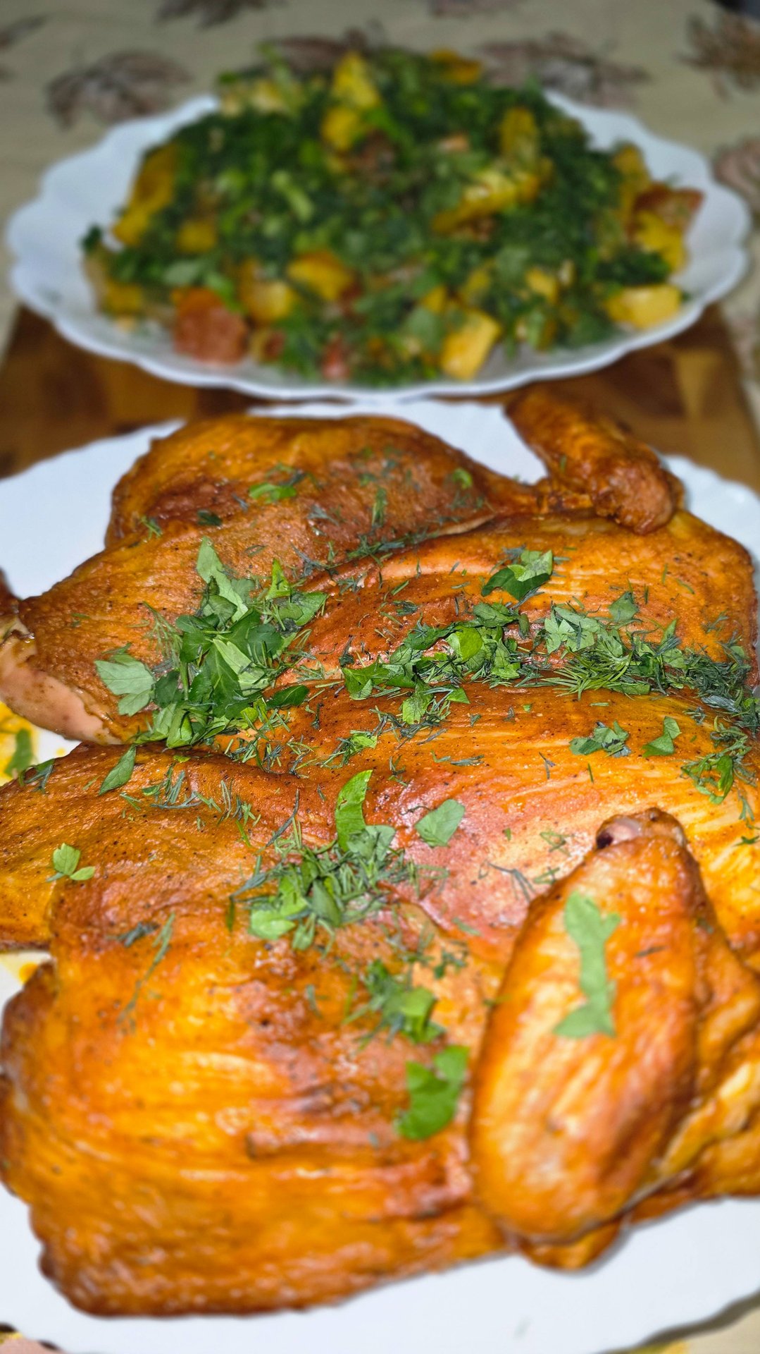 Курица с овощами. смотреть онлайн