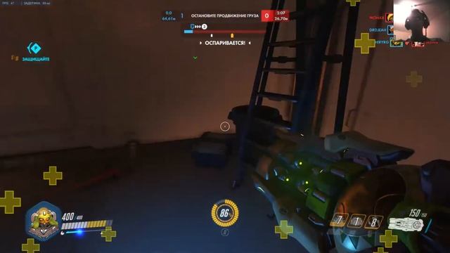 Overwatch gameplay. Genji, Rain, Orisa смотреть онлайн