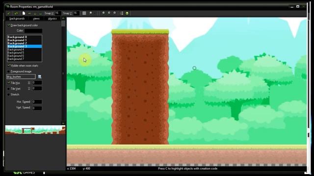 GameMaker Studio - Parallax Backgrounds смотреть онлайн