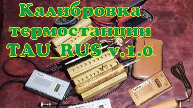 Calibration of the station for heat treatment of leather TAU_RUS v. 1. 0 смотреть онлайн