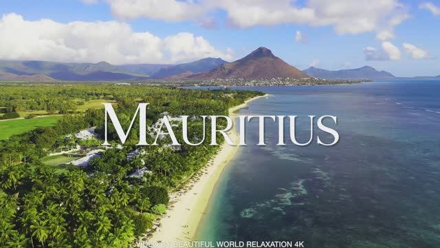 Mauritius 4K Video - Beautiful Relaxation Film with Soothing Piano Music - Video Travel Relax смотреть онлайн