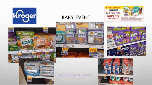 *SWEET* Kroger Baby Event | Spend $40, Save $10 Instantly | 7/8-7/21 смотреть онлайн