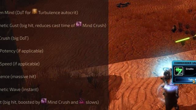 SWTOR Telekinetics Sage Best Solo Build