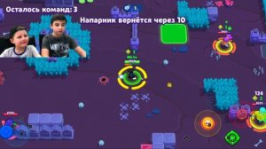 Крейзи Богдаш победил всех в парном столкновении с Братом. CRAZY Богдаш в Brawl Stars / Бравл бол