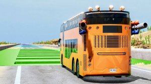 Сумасшедшие автобусные аварии - Лучшее  – BeamNG Drive