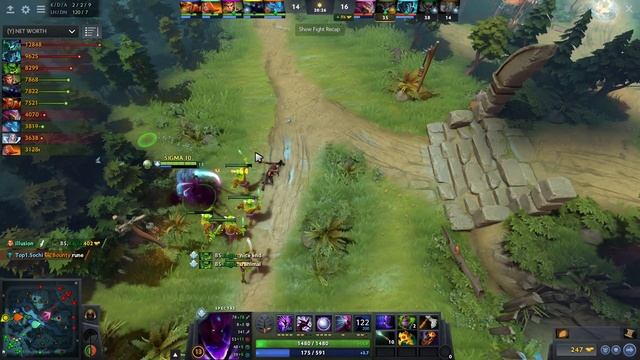 OG.7ckngMad Spectre Gameplay - Ranked Match - OG Dota 2. смотреть онлайн
