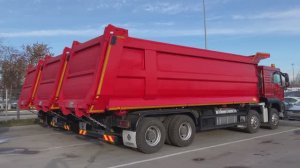 САМЫЙ ДОРОГОЙ САМОСВАЛ SITRAK В МИРЕ 8Х4 ГИГАНТСКИЙ КУЗОВ 38 КУБОВ АВТОМАТ