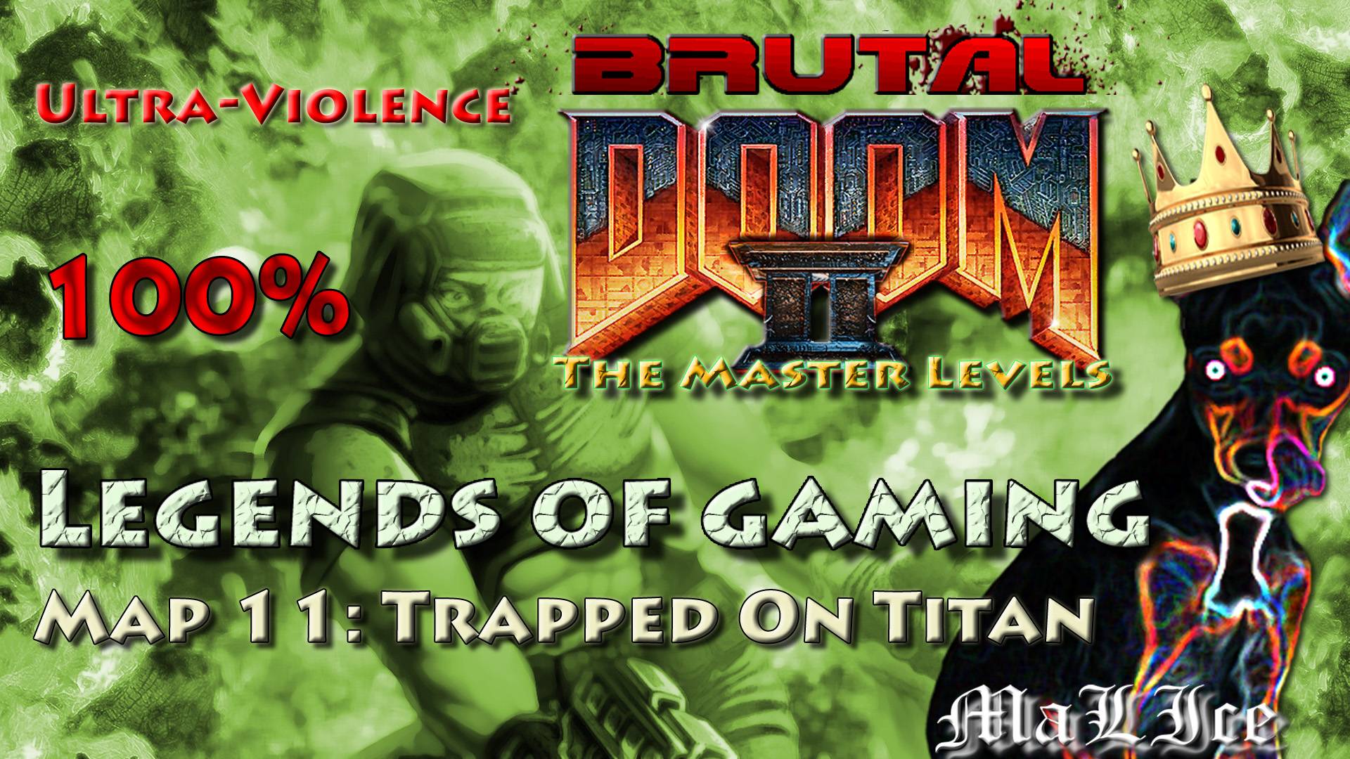 Brutal Doom 2 The Master Levels - Level 11: Trapped On Titan смотреть онлайн