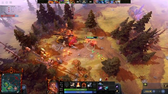 Самая плохая игра за LIna в DOTA 2 смотреть онлайн