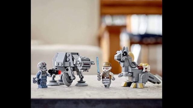 LEGO Star Wars at-at vs. Tauntaun Microfighters 75298 Building Kit; Awesome Buildable Toy Playset смотреть онлайн