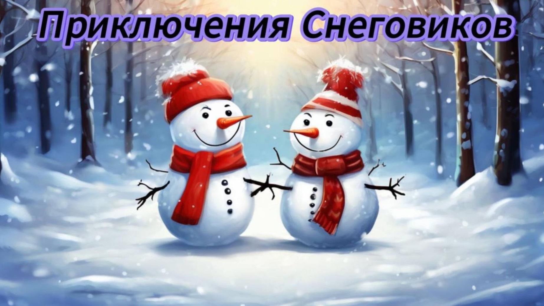 Сказки на ночь для малышей | Зимние приключения снеговиков | Слушать сказки перед сном| Аудио сказки смотреть онлайн