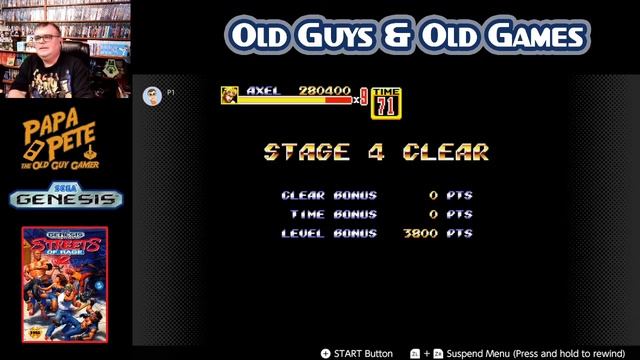 Papa Pete's Old Guys and Old Games - Streets of Rage 2 on the Sega Genesis смотреть онлайн