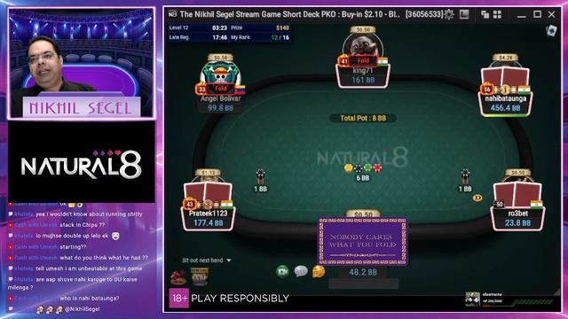 Natural8: $2.10 SHORT DECK PKO, $125 Guaranteed. смотреть онлайн