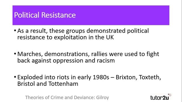 Theories of Crime and Deviance - Gilroy | A Level Sociology смотреть онлайн
