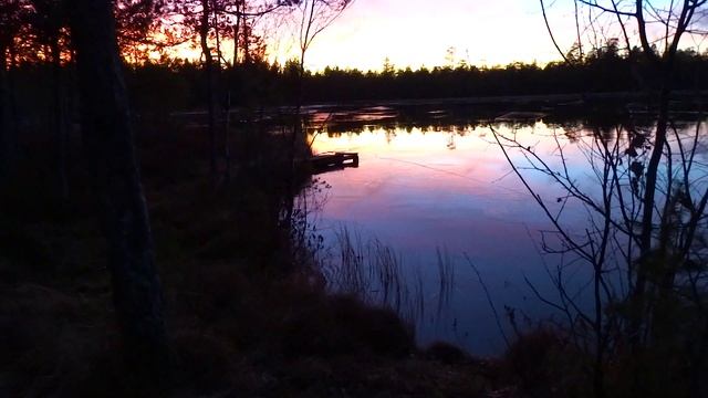 Закат на ламбушке.