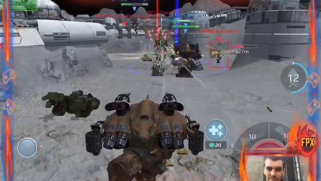 Фармлю снежинки в War Robots смотреть онлайн