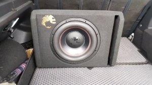 Активный сабвуфер DL-AUDIO Piranha 12A Black V.2 в работе