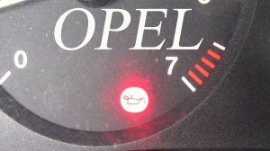 Горит лампочка давления масла Opel Zafira, Astra.