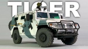 ГАЗ Тигр - Сборка и покраска модели. Звезда 1:35
