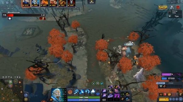 DOTA 1x6 - Zeus | Heavenly Jump Build