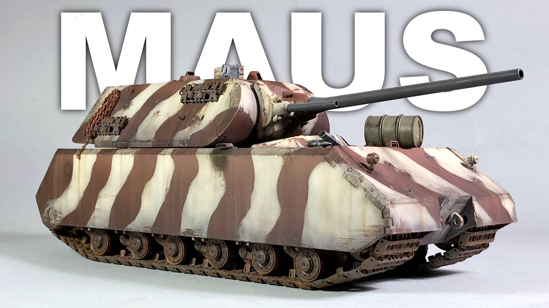 Maus - Сборка и покраска модели. Takom 1:35