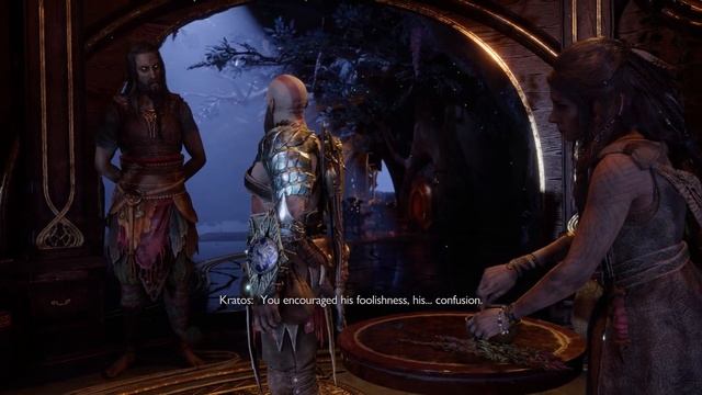 God of War Ragnarok - Into The Fire: Atreus Holds Mask, Kratos "I Have A Plan" Freya, Tyr Cutscene смотреть онлайн