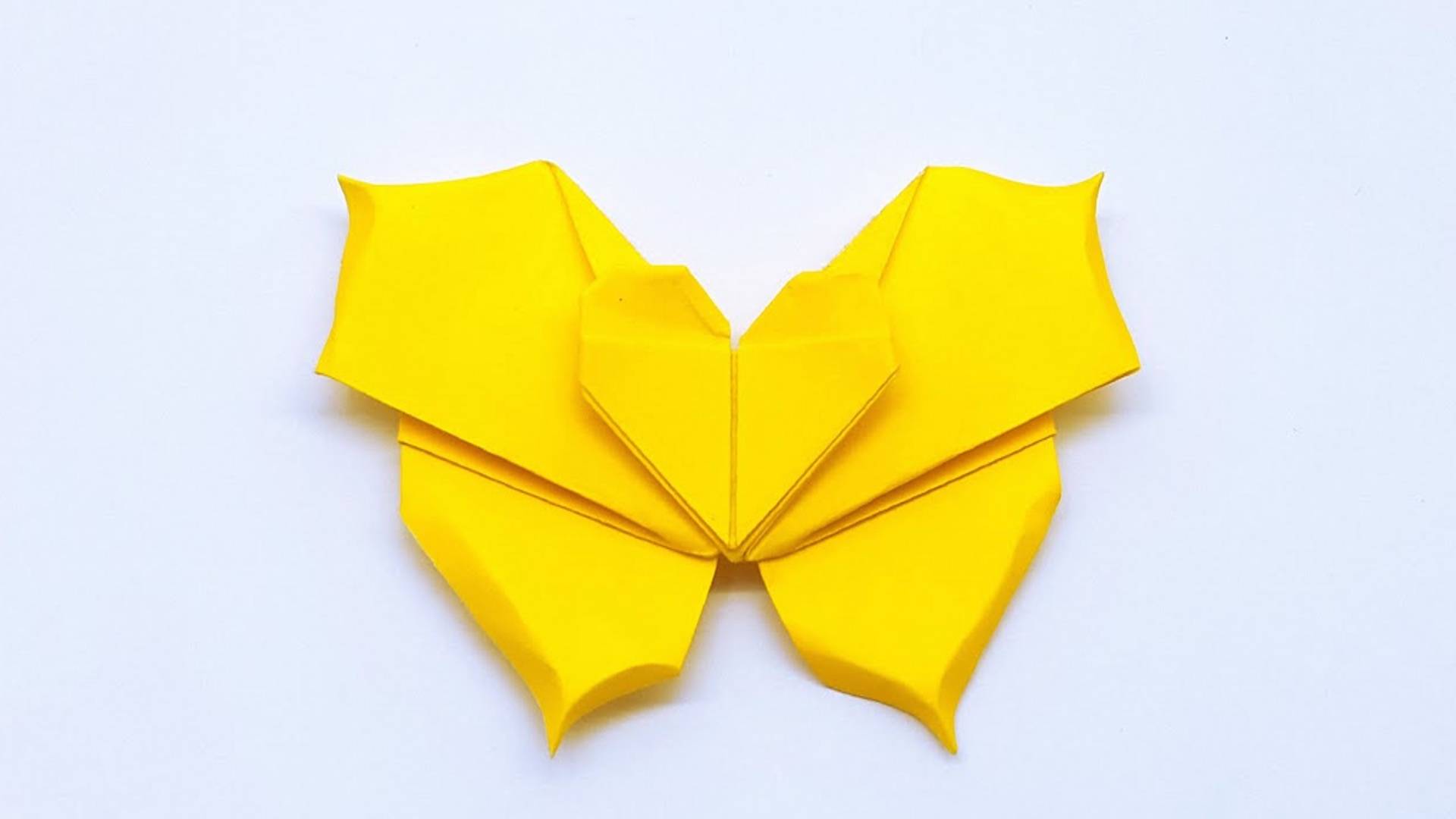 Красивая Бабочка с сердечком | Поделки из бумаги своими руками | Оригами | DIY смотреть онлайн