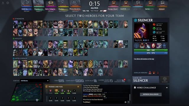 If you roll over 99 you can pick silencer mid | Dota 2 смотреть онлайн