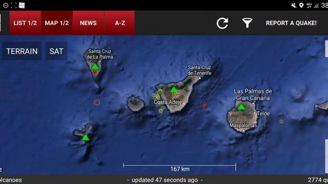 A quick quake watch | Etna, Campi Flegrei, Paris, Canary Islands смотреть онлайн