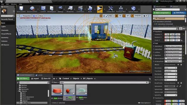 UPDATED Setting up the Train | 06 | Tutos | Hello Neighbor Modding смотреть онлайн