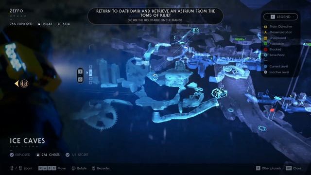 All Chests Ice Caves Zeffo Star Wars Jedi Fallen Order смотреть онлайн
