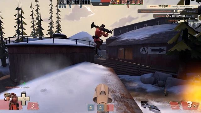 Team Fortress 2 Soldier Gameplay смотреть онлайн