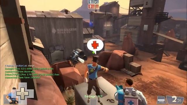 teamfortress 2 vs saxton hale gameplay смотреть онлайн