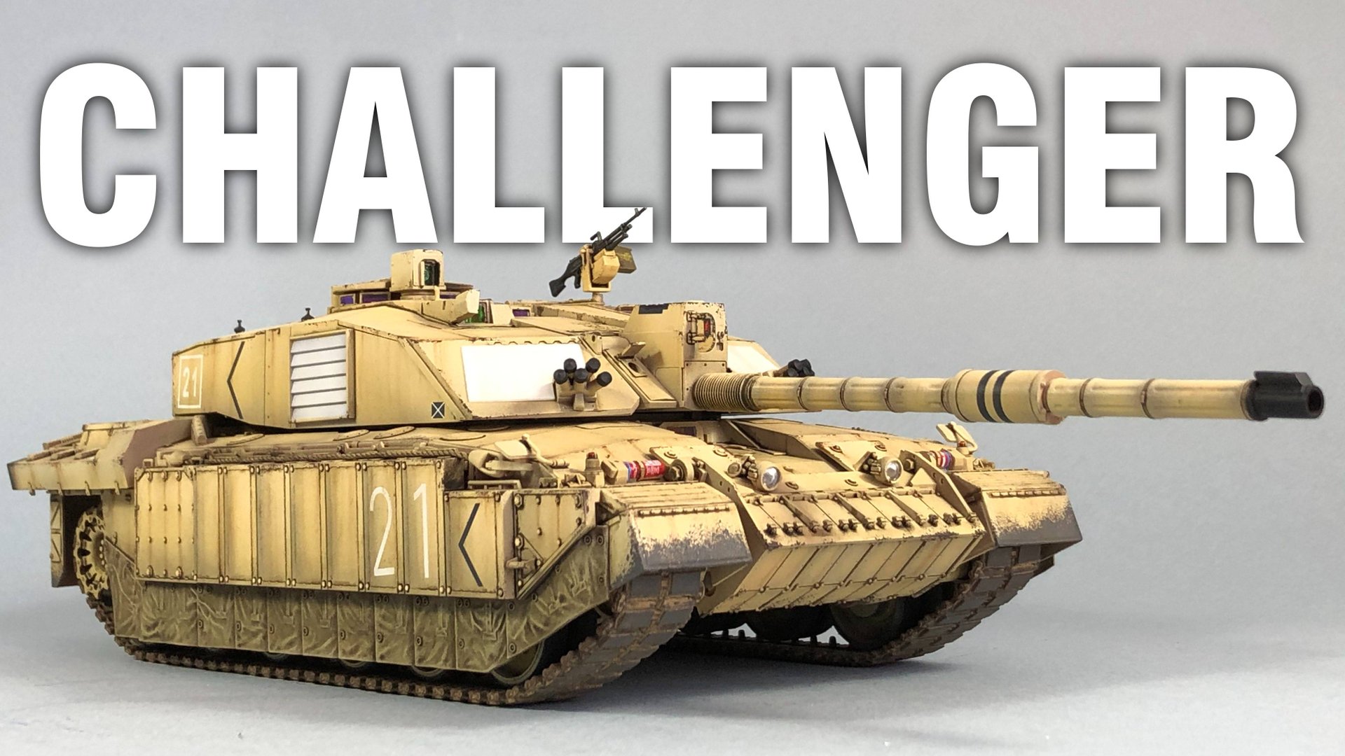 Challenger II - Сборка и покраска модели. Tamiya 1:35