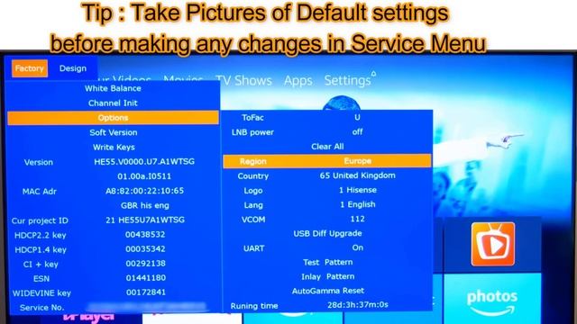 How to Access Hisense Tv Service Menu, Factory Settings смотреть онлайн